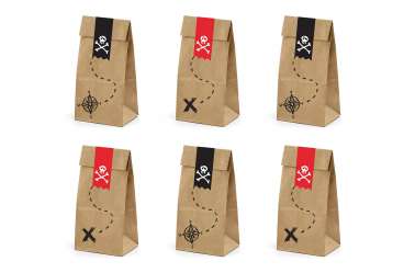 Pochettes carte aux trésors Pirate