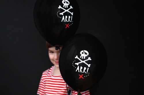 Ballons pirate tete de mort