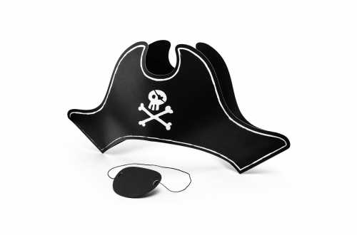 Chapeau de pirate et cache oeil