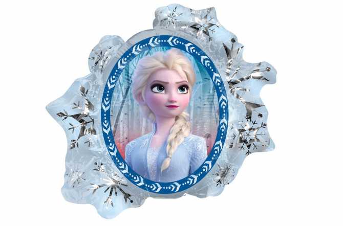 Ballon anniversaire reine des neiges Elsa et Anna
