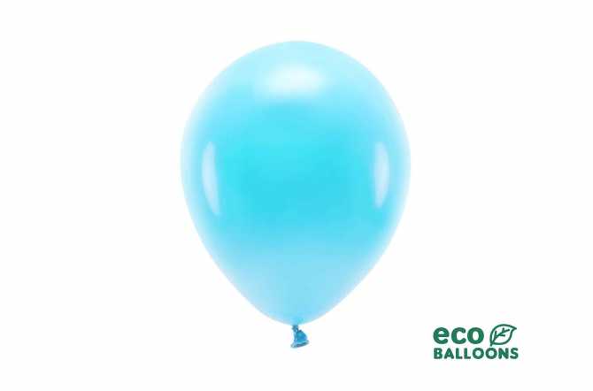 10 Ballons de baudruche Écologique - bleu clair pastel