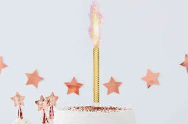 Fontaines à gâteau pour gender reveal