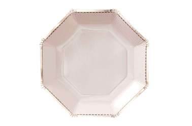 Grandes assiettes rose gold