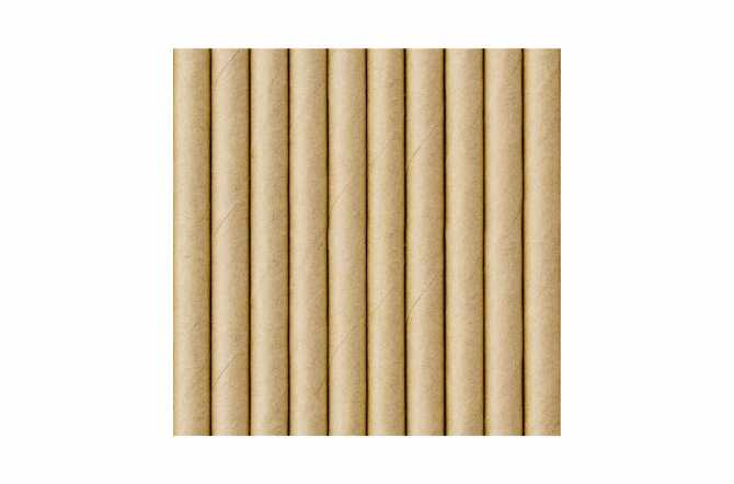 Pailles en papier kraft pour anniversaire