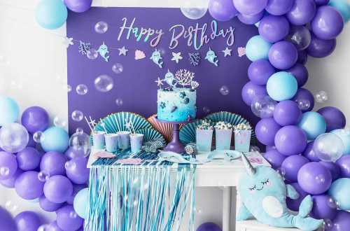 Ballon Licorne des mers - 53 x 87 cm