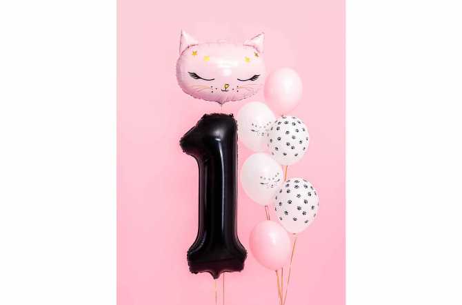 Ballons anniversaire noir