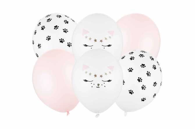 ballons mixtes chat et pattes