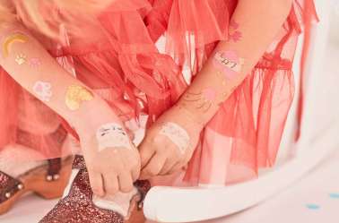 Tatouages temporaires de Chat pour anniversaire