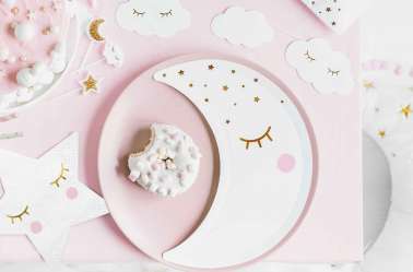 5 Petites bougies arc-en-ciel et soleil