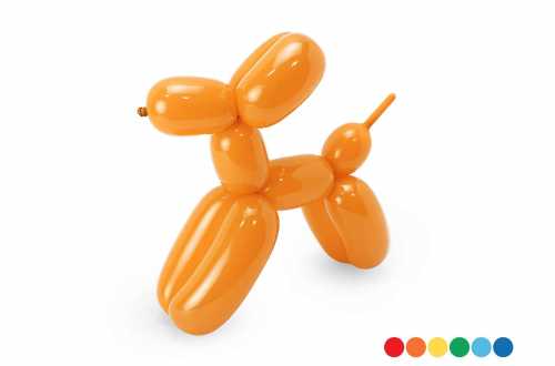 Kit 30 Ballons pastels à modeler avec pompe - 130 cm