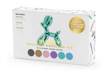 Kit 30 Ballons métalliques à modeler avec pompe - 130 cm