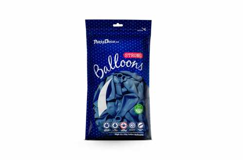 10 Ballons de baudruche - bleu barbeau pastel