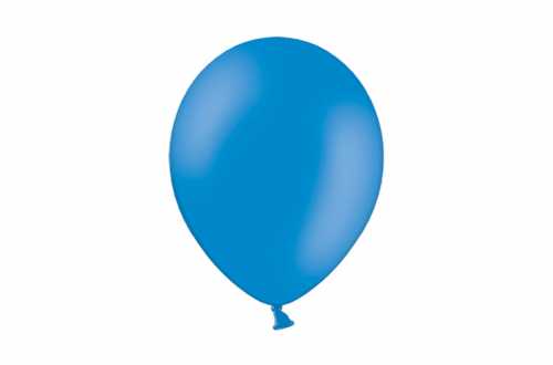 10 Ballons de baudruche - bleu barbeau pastel