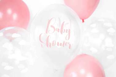 Ballons c'est une fille gender reveal party ou baby shower