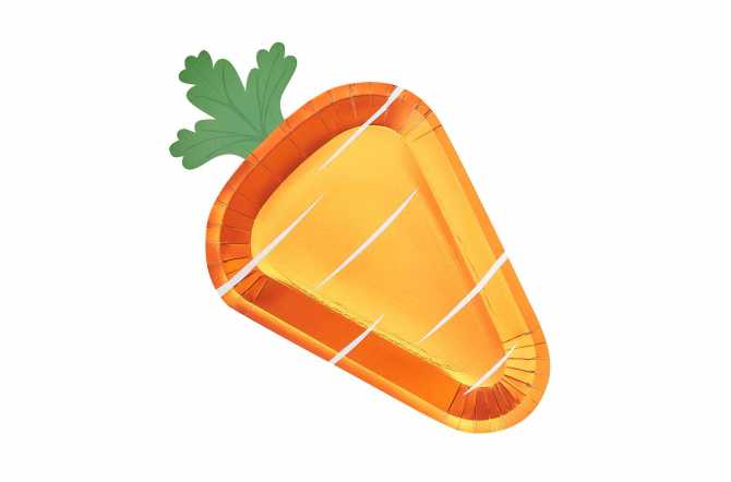 Assiettes carotte