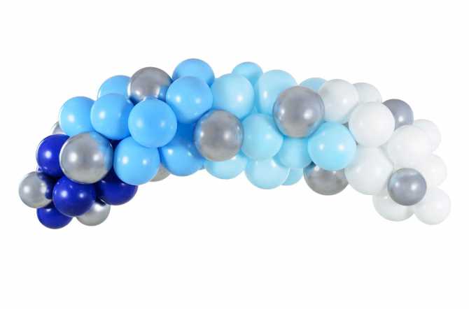 Kit arche de ballons Bleu