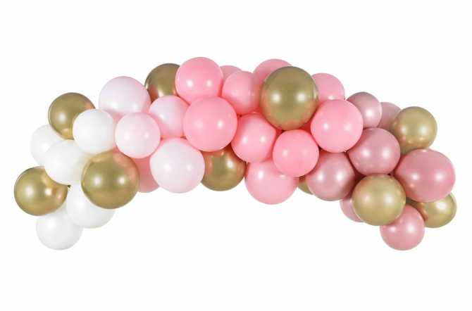 decoration anniversaire ballons roses princesse