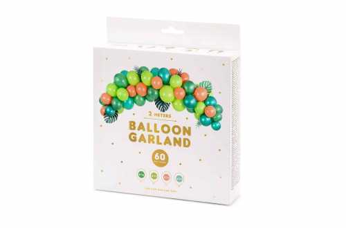 Arche de ballons vert tropical