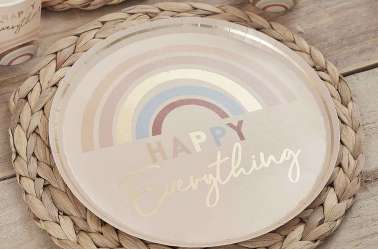 Assiettes table anniversaire