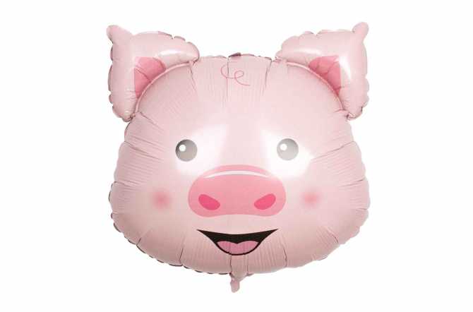 Ballon cochon de ferme anniversaire