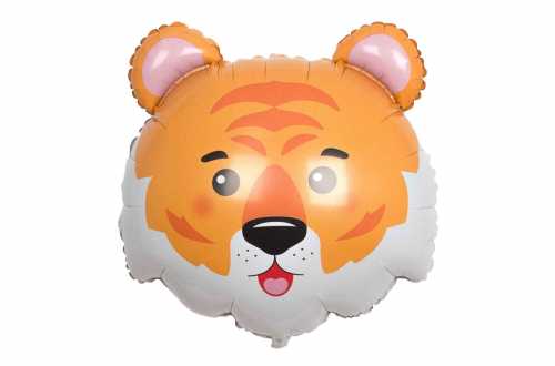 Ballon tête de tigre anniversaire cirque et jungle