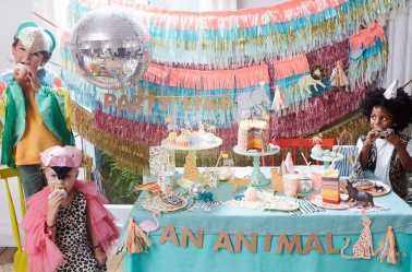 8 Assiettes - Motifs Animaux de la savane