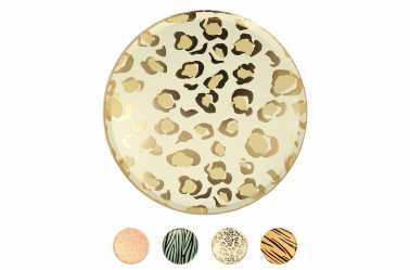 Assiettes Motifs Animaux de la savane