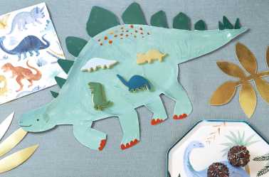 assiettes royaume des dinosaures