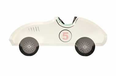 Assiettes Voiture blanche