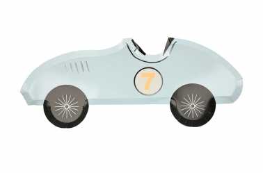 Assiettes Voiture de course anniversaire enfant
