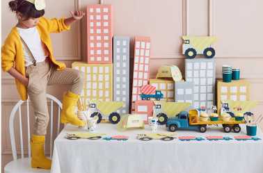 anniversaire camion et chantier de travaux