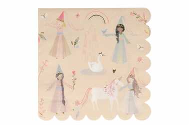 Serviettes royaume des princesses