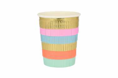 Gobelets a franges pour anniversaire cirque