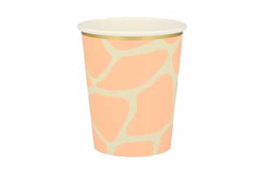 Gobelets safari girafe