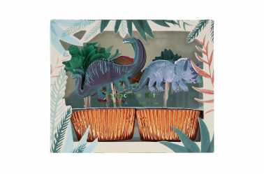 cupcakes et toppers - Royaume des Dinosaures