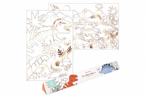 poster dinosaure pour coloriage enfant