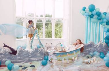 Tatouages enfants Cheval de mer et coquillages