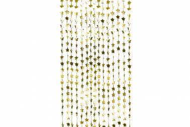 Cascade d'étoiles dorées
