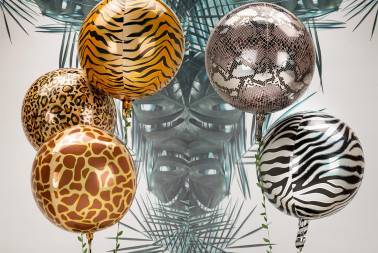 Grand Ballon Girafe rond - 38 cm