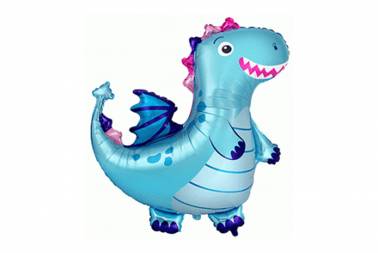 ballon combat dragon bleu