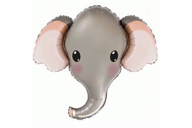 Ballon Tête d'éléphant - 81 cm