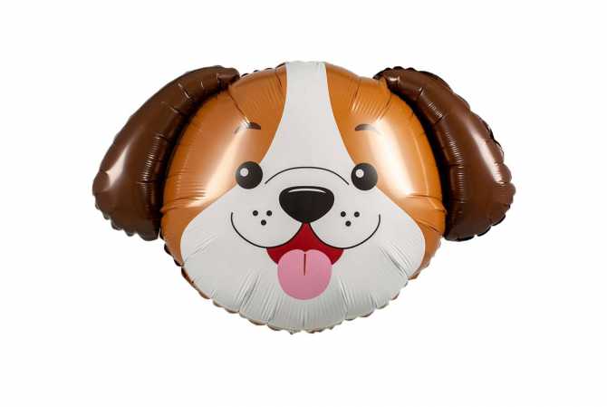 Ballon tête de chien - 84 cm