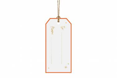 12 Etiquettes cadeaux - Gift tags multicolores