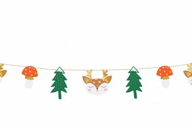 Guirlande en papier - Forêt et Noël (DIY)