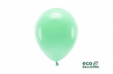 10 Ballons menthe light pastel - écologiques
