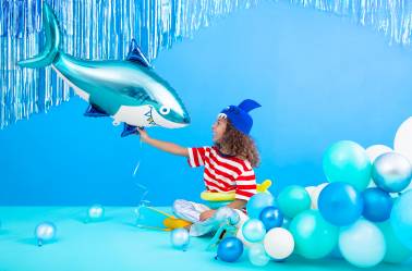 10 Ballons de baudruche écologiques - aquamarine pastel