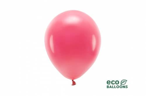 Ballon rouge pastel écologiques