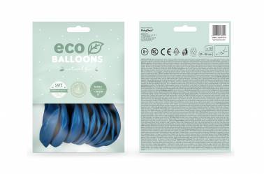 10 Ballons de baudruche écologiques - bleu pastel
