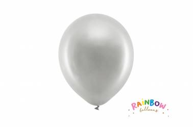 Ballon gris métallique