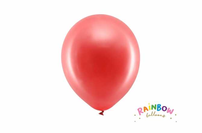 Ballon rouge métallique pour anniversaire